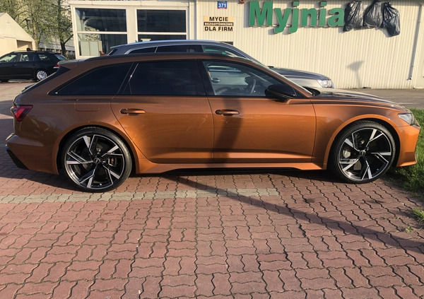 Audi RS6 cena 425000 przebieg: 133000, rok produkcji 2021 z Warszawa małe 232